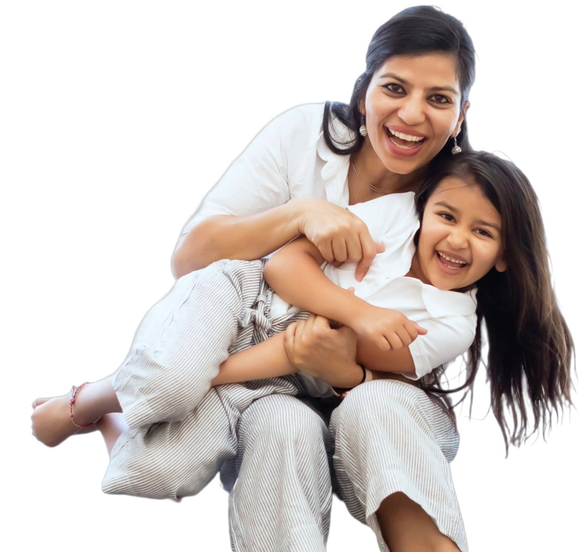 Friendly female dentist smiling